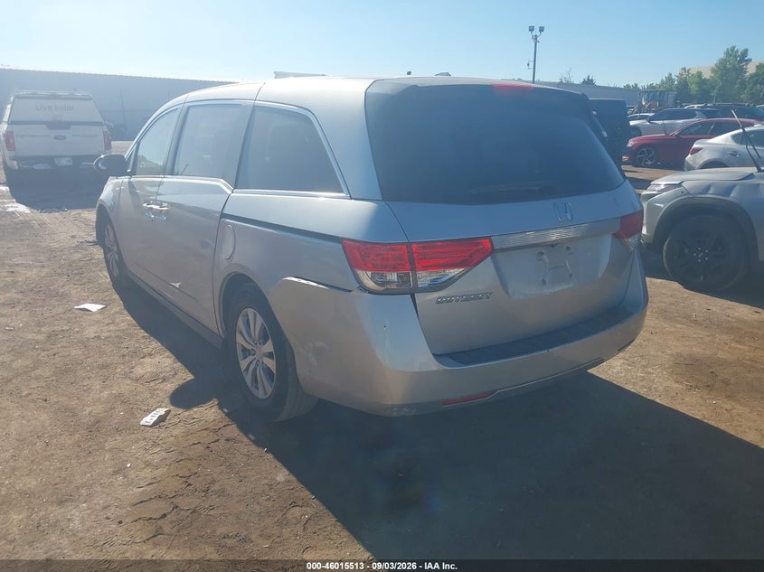 Vin: 5fnrl5h48fb040677, lot: 46514904, honda odyssey ex 20153