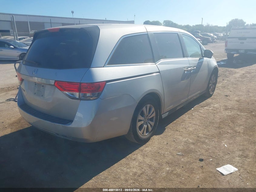 Vin: 5fnrl5h48fb040677, lot: 46514904, honda odyssey ex 20154