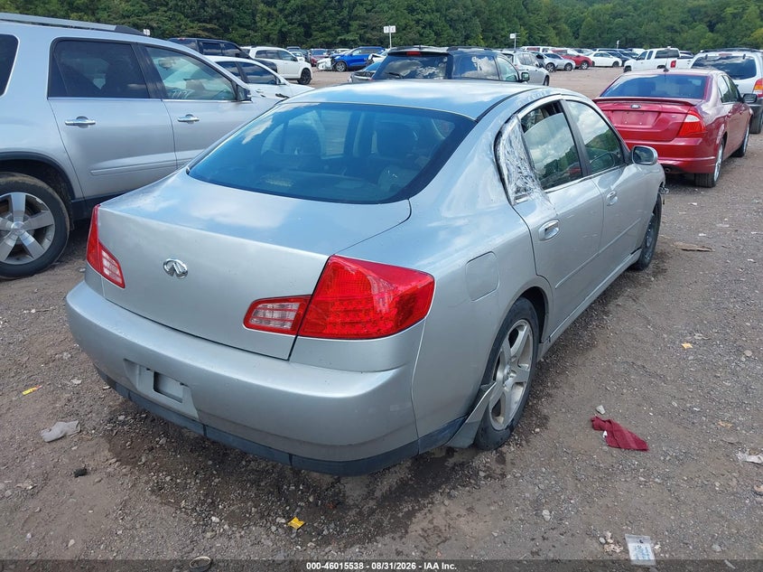 INFINITI G35 2004 VIN JNKCV51E24M619881