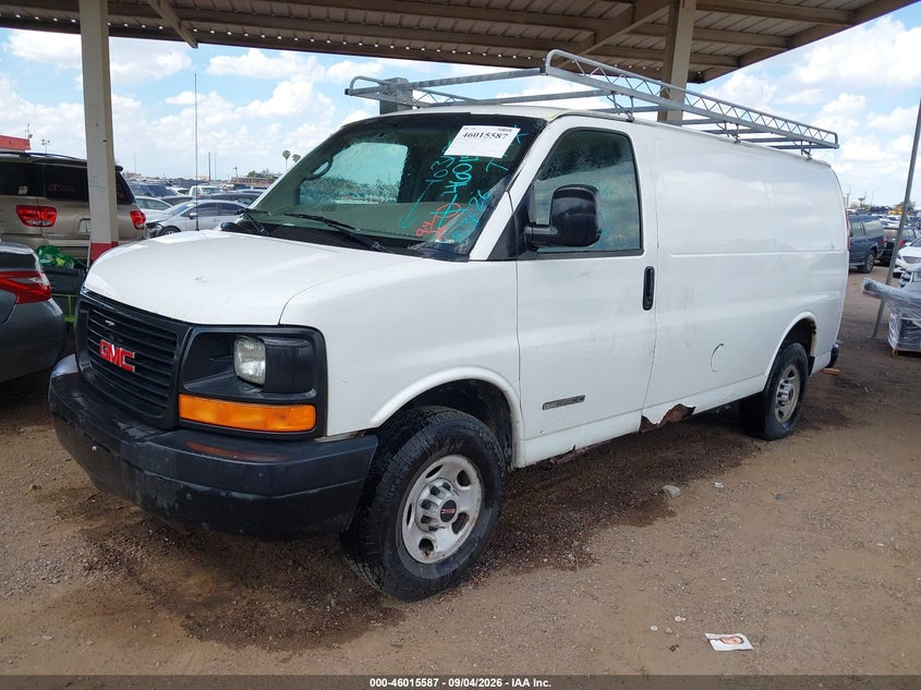 2005 GMC Savana Standard, Normal Wear & Tear, IAAI, VIN 1GTHG35U751103185 — photo 2