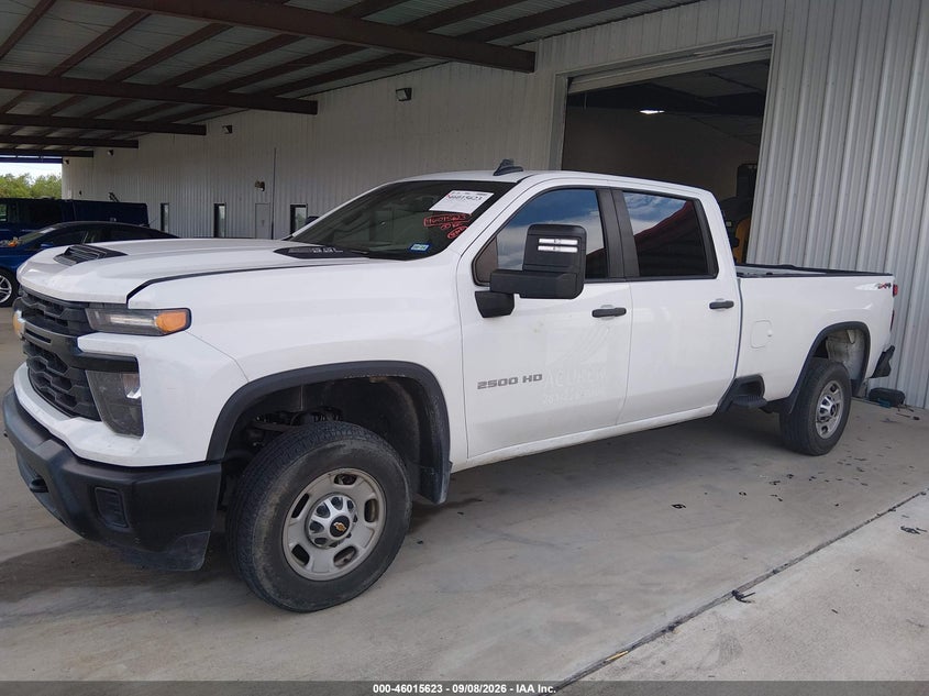 Vin: 1gc1yle78rf315871, lot: 46515014, chevrolet silverado 2500hd 4wd  long bed work truck 20242