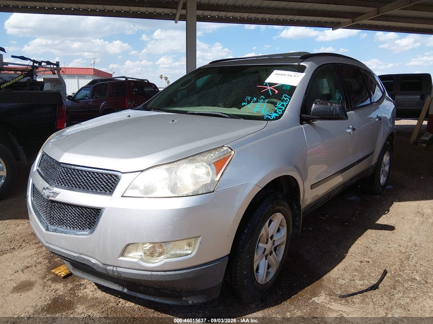 Vin: 1gnkreed1cj414367, lot: 46515028, chevrolet traverse ls 20122