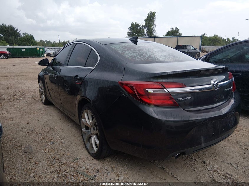 Vin: 2g4gk5ex5f9171624, lot: 46515029, buick regal turbo 20153