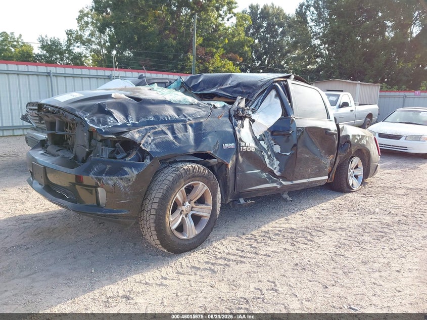 2015 RAM 1500, Rollover, IAAI, VIN 1C6RR7MT1FS557109 — photo 2