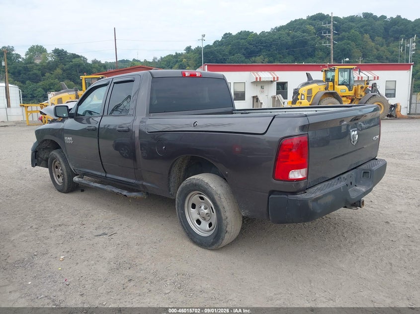Vin: 1c6rr7ft4js215787, lot: 46515093, ram 1500 tradesman  4x4 6'4 box 20183