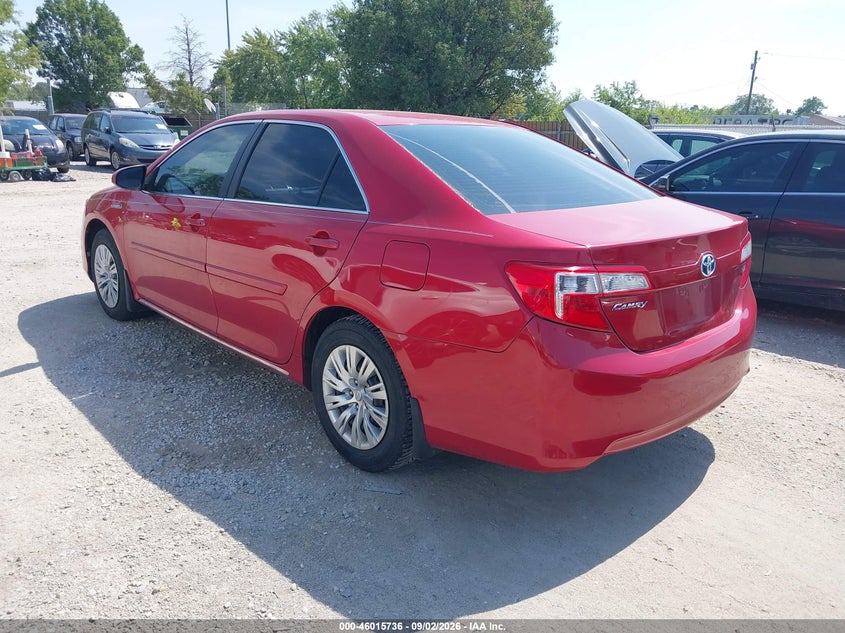 TOYOTA CAMRY HYBRID 2014 VIN 4T1BD1FK9EU105871