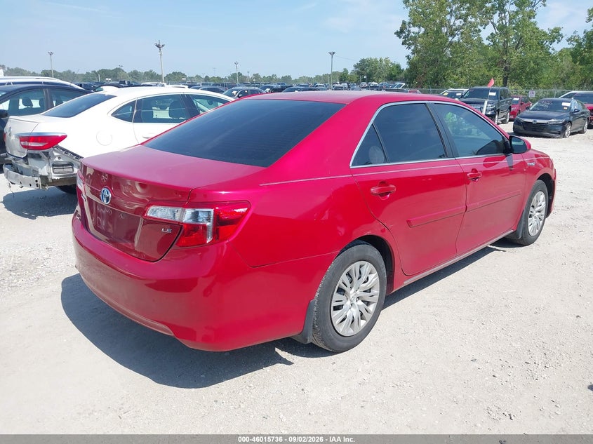 2014 TOYOTA CAMRY HYBRID auction photo 4