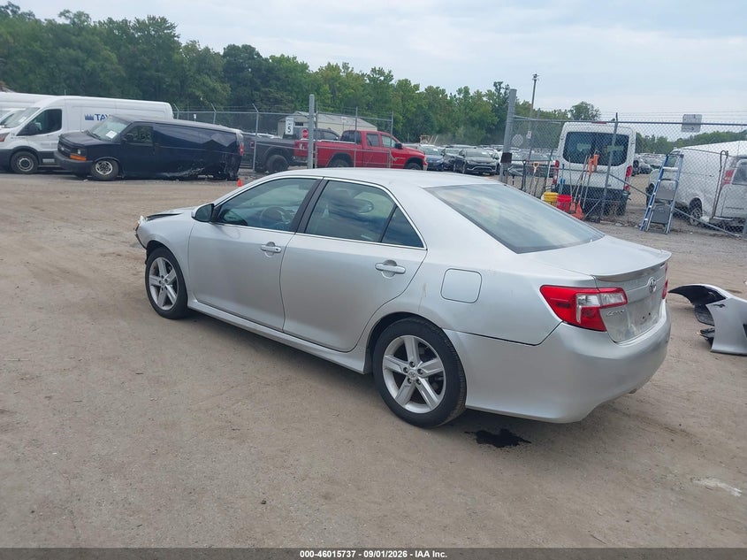 2012 TOYOTA CAMRY SEDAN 2.5L I-4 DOHC, VVT, 173HP