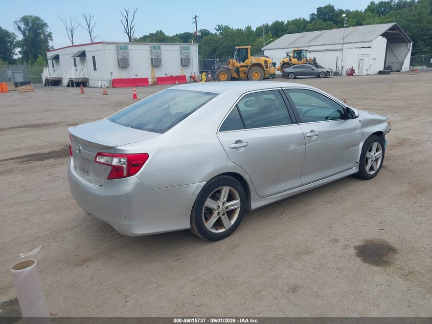 2012 TOYOTA CAMRY SEDAN 2.5L I-4 DOHC, VVT, 173HP