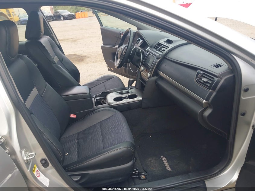 2012 TOYOTA CAMRY SEDAN 2.5L I-4 DOHC, VVT, 173HP