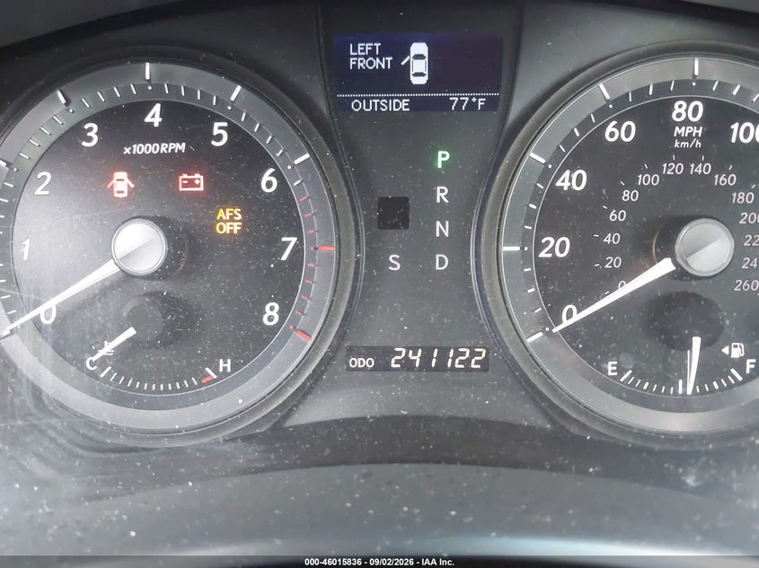 2009 LEXUS ES 350 auction photo 7