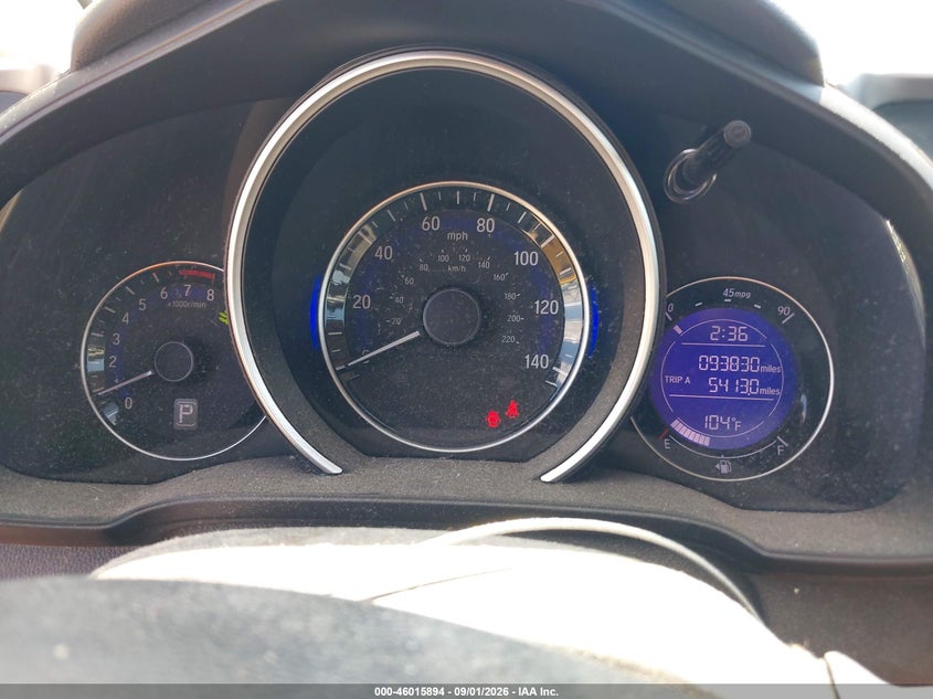 HONDA FIT 2019 VIN 3HGGK5H42KM742303
