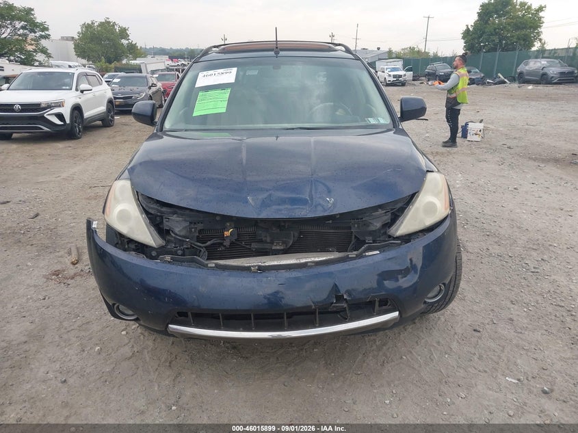 NISSAN MURANO 2007 VIN JN8AZ08W77W644156