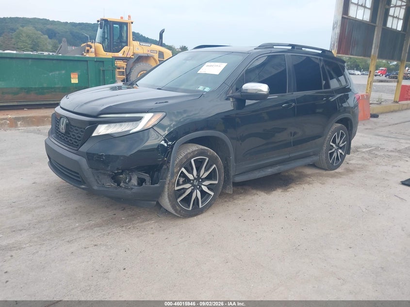 Vin: 5fnyf8h98kb004496, lot: 46515337, honda passport touring 20192