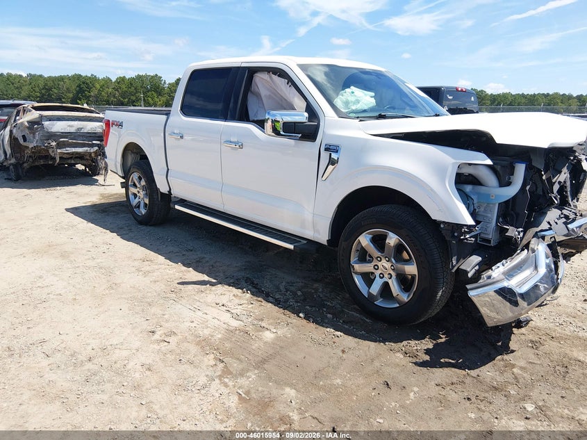 Vin: 1ftfw1e8xnfa40796, lot: 46515345, ford f-150 lariat 2022 img_1