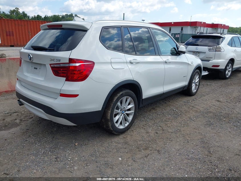 Vin: 5uxwz7c31h0v91397, lot: 46515370, bmw x3 sdrive28i 20174