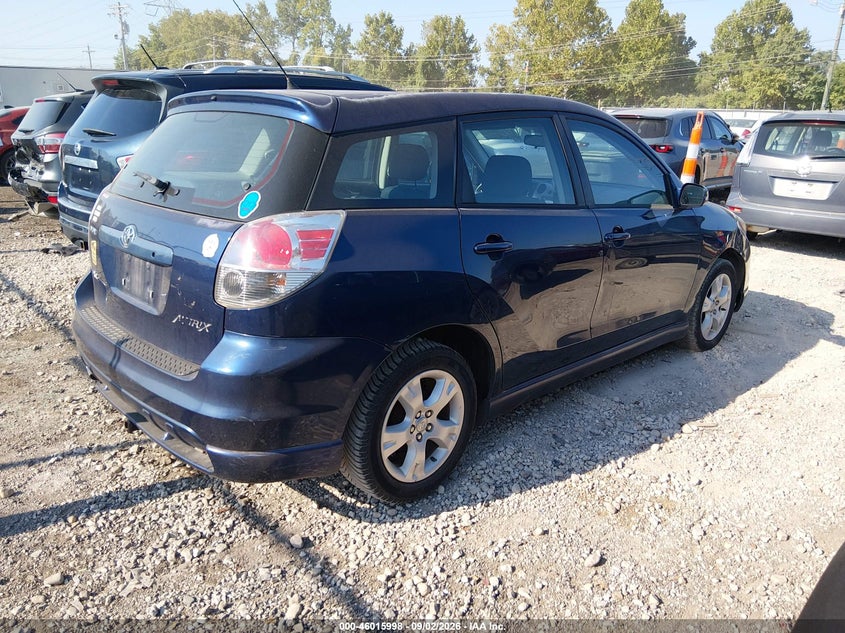 2007 TOYOTA MATRIX HATCHBACK 1.8L I-4 DOHC, VVT, REGULAR , 126HP