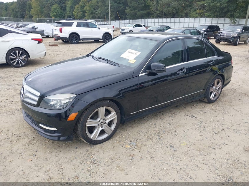 Vin: wddgf5ebxbr152473, lot: 46515430, mercedes-benz c 300 sport 20112