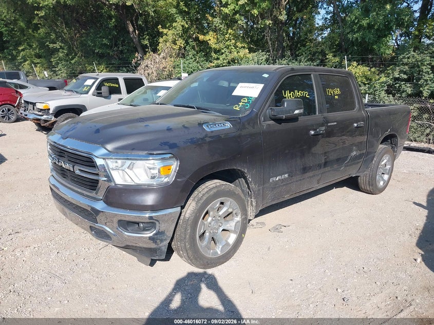 Vin: 1c6rrffg7kn673076, lot: 46515463, ram 1500 big horn/lone star  4x4 5'7 box 20192