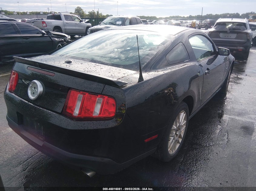 FORD MUSTANG 2012 VIN 1ZVBP8AM0C5231814