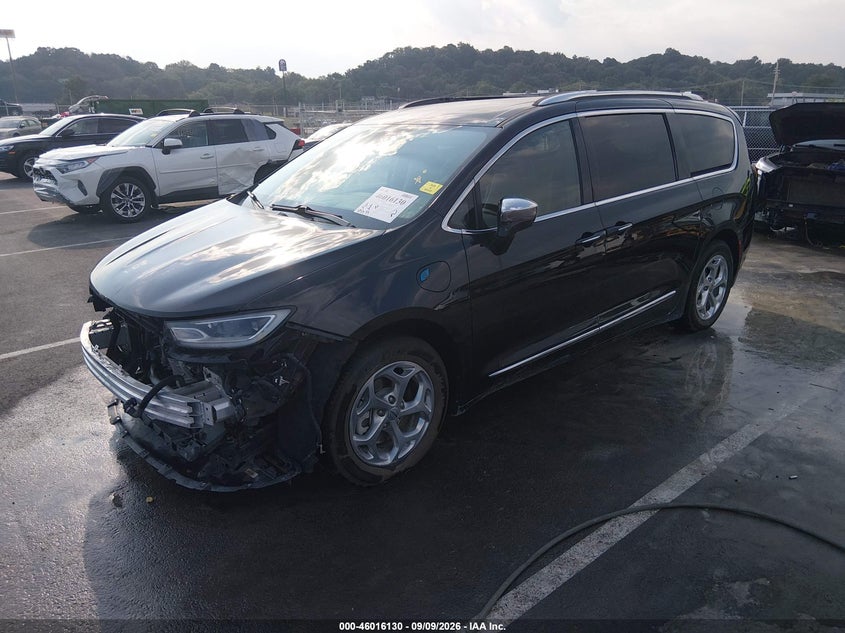 Vin: 2c4rc1s76mr535635, lot: 46515521, chrysler pacifica hybrid limited 20212