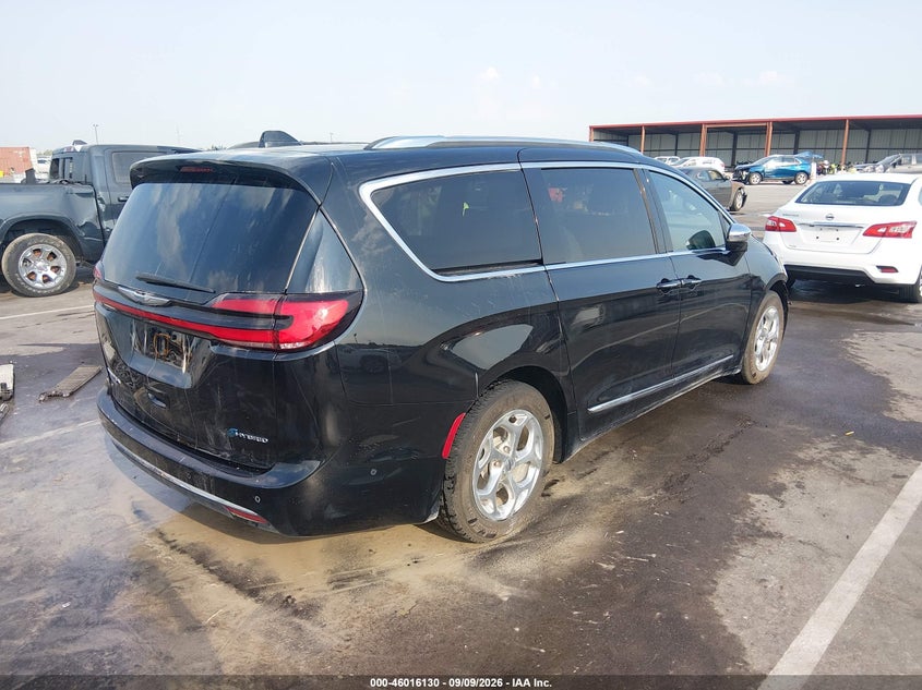Vin: 2c4rc1s76mr535635, lot: 46515521, chrysler pacifica hybrid limited 20214