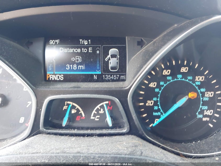 2016 FORD ESCAPE SPORT UTILITY VEHICLE 1.6L I-4 DI, DOHC, VVT, TURBO, REGULAR , 178HP
