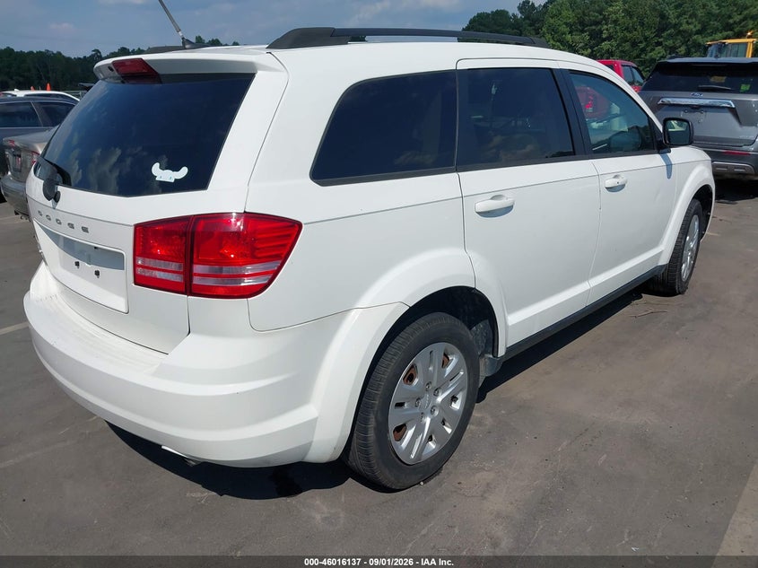 Vin: 3c4pdcab5gt164605, lot: 46515528, dodge journey se 20164