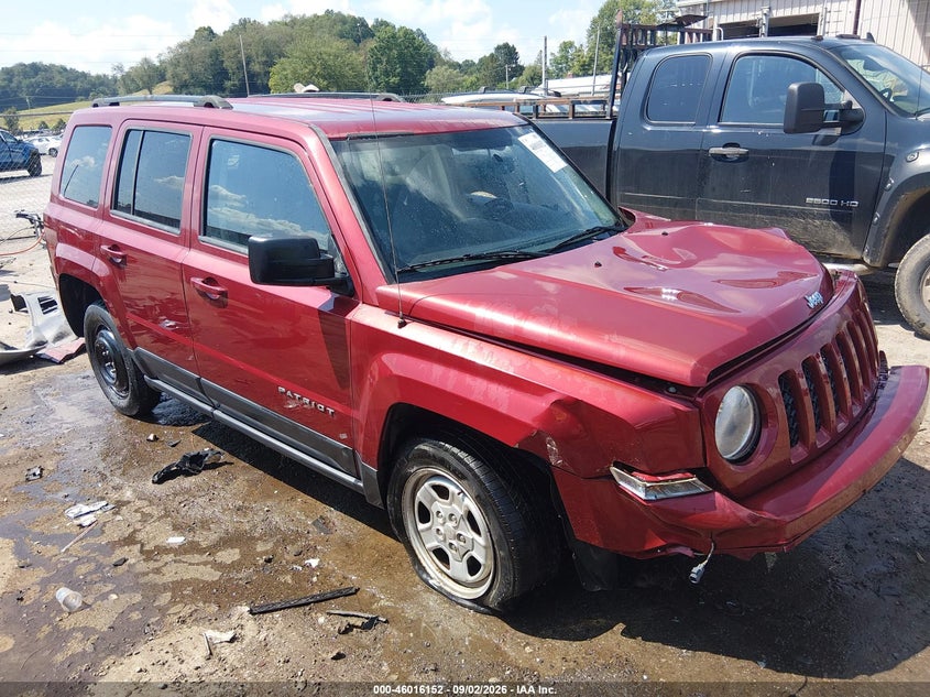 Vin: 1c4njpbb5gd716745, lot: 46515543, jeep patriot sport 2016 img_1