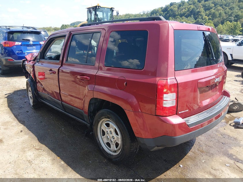 Vin: 1c4njpbb5gd716745, lot: 46515543, jeep patriot sport 20163