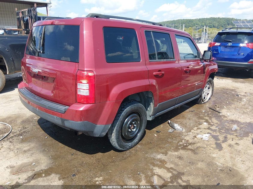 Vin: 1c4njpbb5gd716745, lot: 46515543, jeep patriot sport 20164