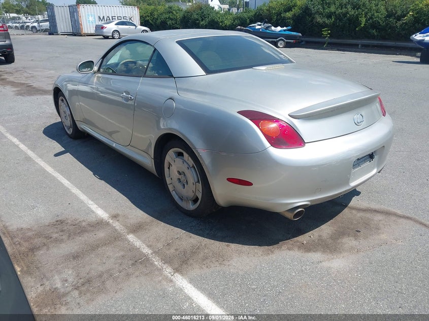2002 LEXUS SC 430 auction photo 3