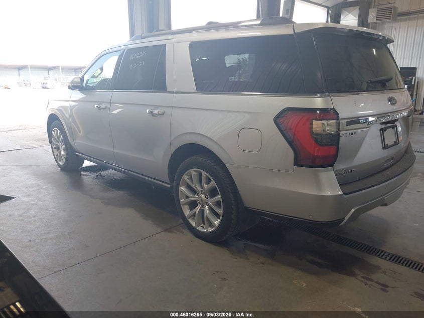 Vin: 1fmjk2at3jea50541, lot: 46515657, ford expedition max limited 20183