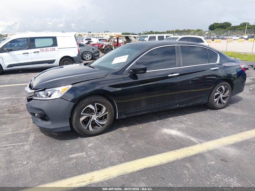 Vin: 1hgcr2f35ha285771, lot: 46515675, honda accord lx 20172