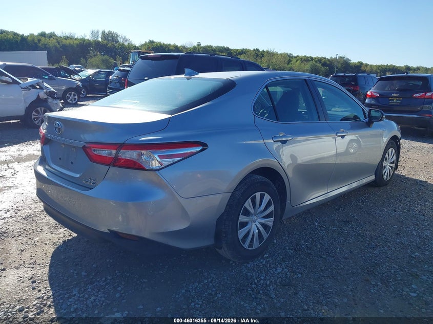 Vin: 4t1c31ak9lu532950, lot: 46515746, toyota camry le hybrid 20204