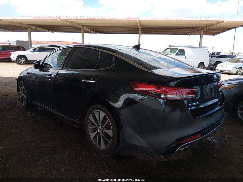 Vin: 5xxgv4l2xgg020530, lot: 46515789, kia optima sxl turbo 20163