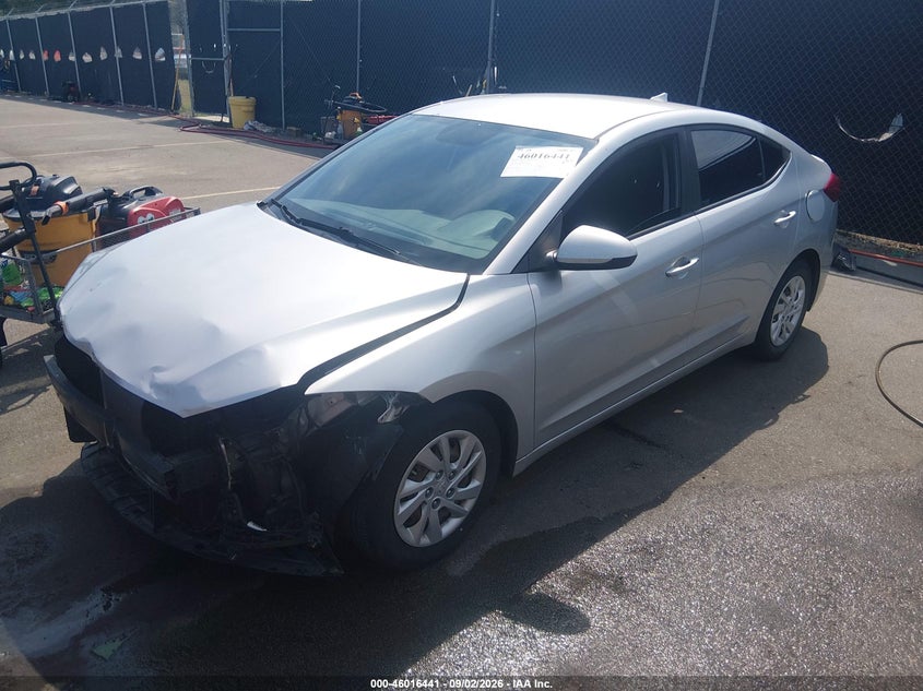 2018 Hyundai Elantra Se, Front End, IAAI, VIN 5NPD74LF3JH402409 — photo 2
