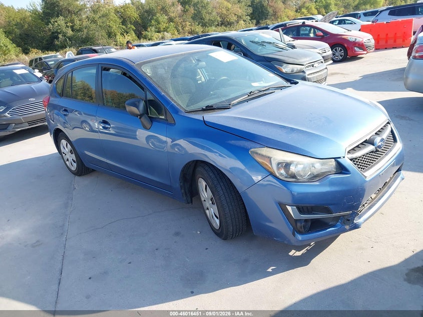 2015 SUBARU IMPREZA auction photo 1