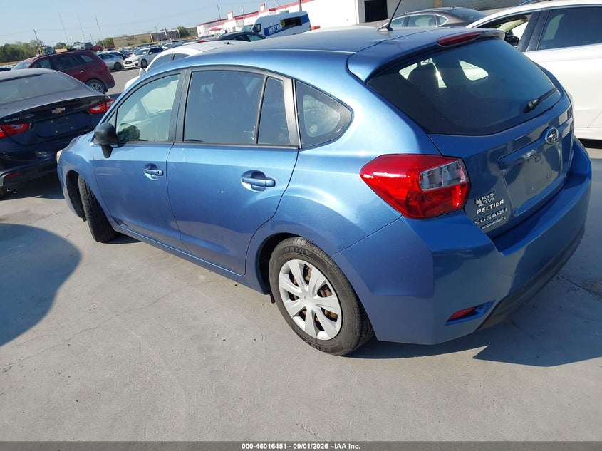 2015 SUBARU IMPREZA auction photo 3