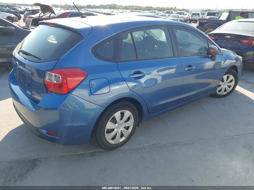 2015 SUBARU IMPREZA auction photo 4
