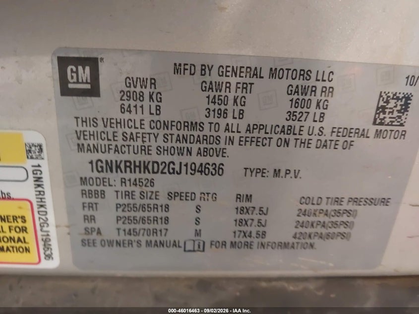 Chevrolet Traverse - фото 9