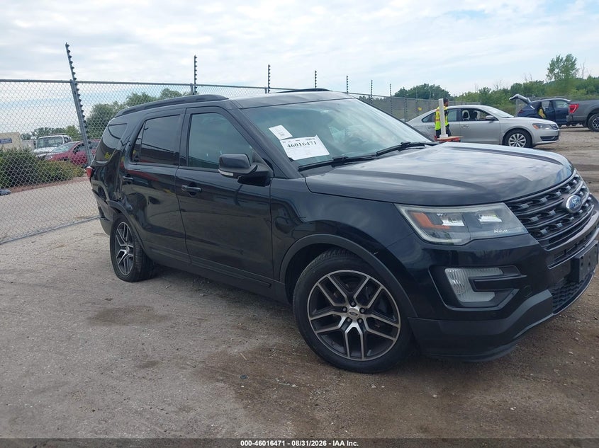 Vin: 1fm5k8gt3gga13997, lot: 46515862, ford explorer sport 2016 img_1