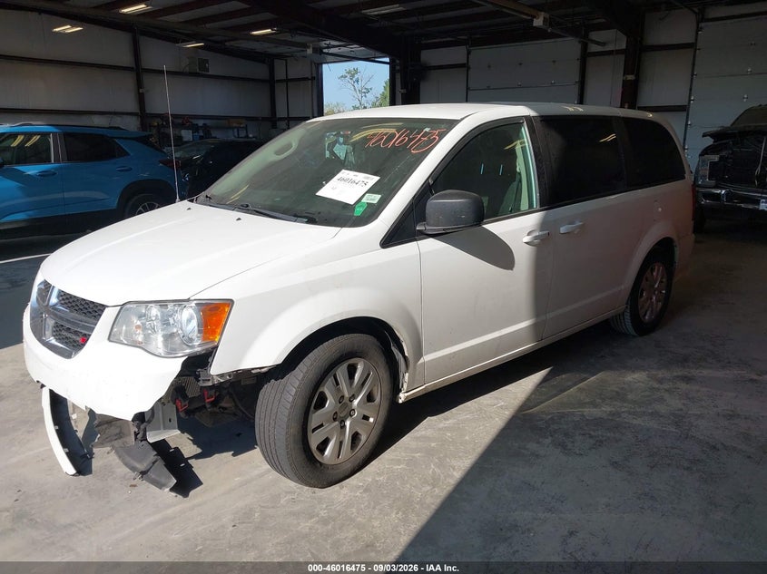 Vin: 2c4rdgbg0jr182224, lot: 46515866, dodge grand caravan se 20182