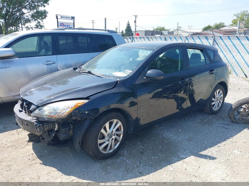Vin: jm1bl1l76d1776423, lot: 46515874, mazda mazda3 i touring 20132