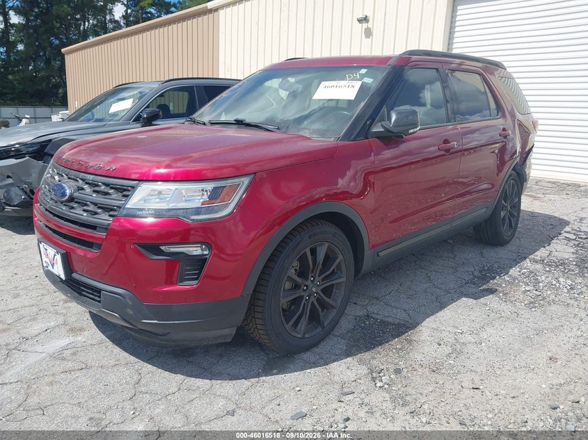 Vin: 1fm5k7d89jgc90235, lot: 46515909, ford explorer xlt 20182