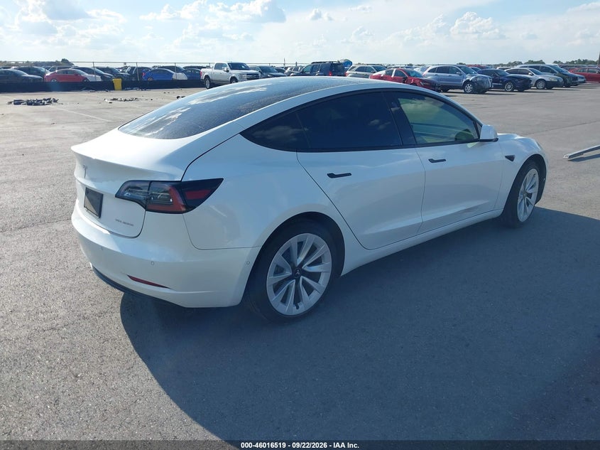 Vin: 5yj3e1eb7nf174297, lot: 46515910, tesla model 3 long range dual motor all-wheel drive 20224