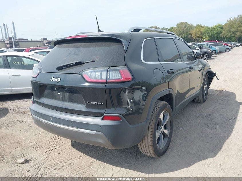 Vin: 1c4pjldb6kd302414, lot: 46515936, jeep cherokee limited fwd 20194