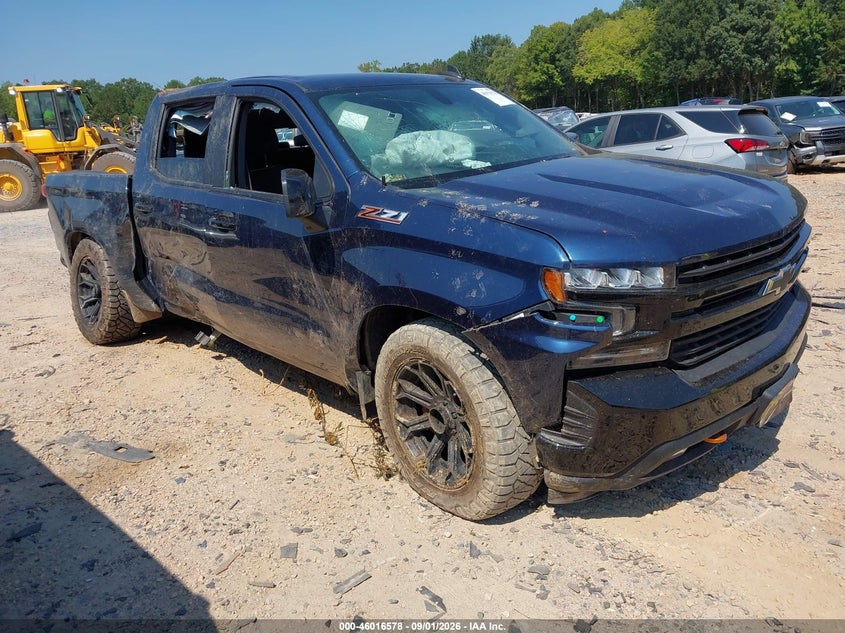 Vin: 1gcpyfed7mz137508, lot: 46515969, chevrolet silverado 1500 4wd  short bed lt trail boss 2021 img_1
