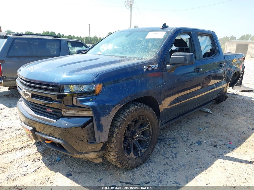 Vin: 1gcpyfed7mz137508, lot: 46515969, chevrolet silverado 1500 4wd  short bed lt trail boss 20212
