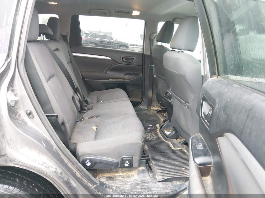 2017 TOYOTA HIGHLANDER SPORT UTILITY VEHICLE 3.5L V-6 DI, DOHC, VVT, REGULAR , 295HP